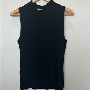 White House Black Market Classic Black Sleeveless Top